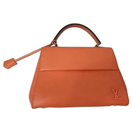 Borsa Louis Vuitton Cluny in pelle arancione
