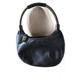 Giorgio Armani Sack 1/2 Mondschwarzes Leder