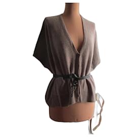 Strickjacke aus Wolle und Kaschmir in Übergröße. Taille 1. - Gerard Darel