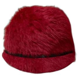 Cappello Vismelu in lana rosso Emmanuelle Khanh