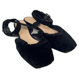Gabriella leather flats black - Autre Marque