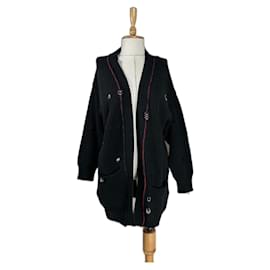 Pinko Black Cardigan Cashmere Wool