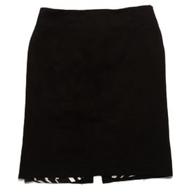 Versace Jeans Couture Rock aus schwarzer Viskose
