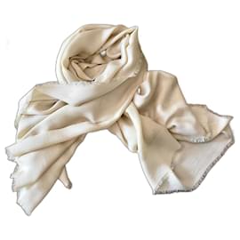 scialle dorato oversize quadrato Monogram Cartier Panthère Ivory