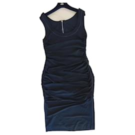 Schwarzes Kreppkleid von Dolce & Gabbana FR38/40 Kleine IT46