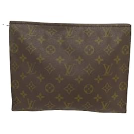 VINTAGE-TASCHE LOUIS VUITTON KULTURTASCHE 26 MONOGRAMM-BEUTEL CANVAS