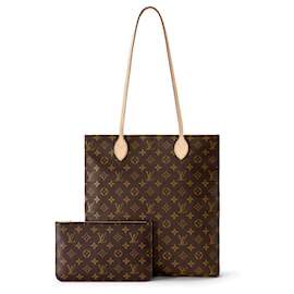 Borsa Louis Vuitton Carry It Monogram Canvas Marrone