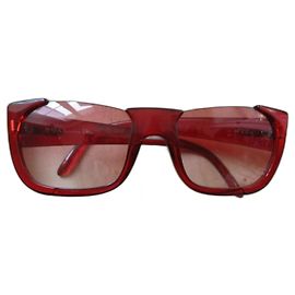 Gafas de sol Christian Dior de acetato rojo