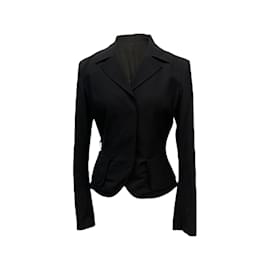 Fendi Jacke aus Wolle Schwarz M