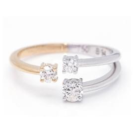 Autre Marque TRIO Diamantring aus Weißgold und Roségold