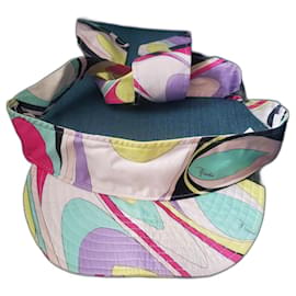 Visiera Emilio Pucci Multicolore in Cotone