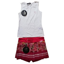 Blumarine Miss Blumarine Shorts Rock Blumenmuster Baumwolle