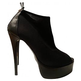 Autre Marque Magníficos botines negros de ROBERTO FESTA con plataforma. 37.5