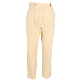 Brunello Cucinelli Hose aus cremefarbener Baumwolle
