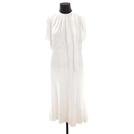 Vestido blanco Lk Bennett de viscosa Talla 40
