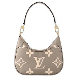Bolsa Louis Vuitton Bagatelle Monogram Empreinte de Couro Cinza