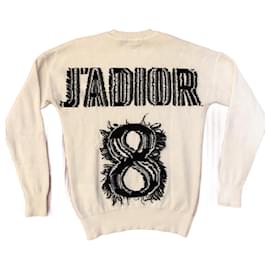 Dior J'adior 8 Kaschmir Pullover Schwarz Creme