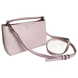 Sac à main MCM en cuir rose