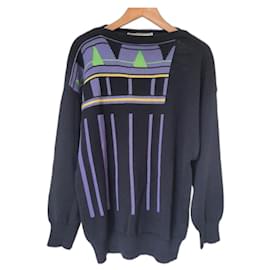 Gianni Versace maglieria vintage da uomo in lana 80S 90S