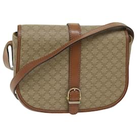 Céline CELINE Borsa a tracolla in tela macadam Beige Auth ai726
