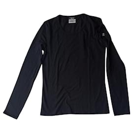 T-shirt Chanel Uniform à manches longues noir