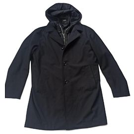 Cappotto corto di mezza stagione Hugo Boss blu navy