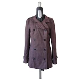 Dolce & Gabbana gefütterter Caban-Jacken-Mantel-Trench für Damen