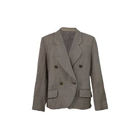 Burberry Jacke aus Wolle Grau L