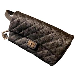 Chanel 2.55 Tasche am Gürtel Schwarz Noé Größe Schwarz