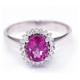 Turmalin- und Diamantring. - Autre Marque