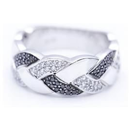 Weißgoldring mit Diamanten - Autre Marque