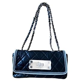 Borsa Chanel Cruise in pelle di agnello nera