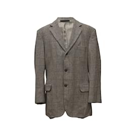 Courreges Jacke aus grauer Wolle Grösse L
