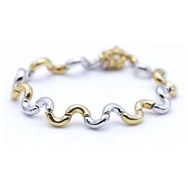 Autre Marque Pulsera Bicolor Ondas.