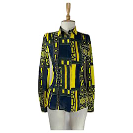Versace Jeans Couture Hemd Viskose Mehrfarbig