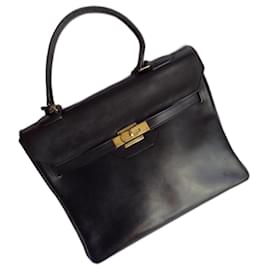 Borsa Hermès Kelly Monaco 29 in pelle nera