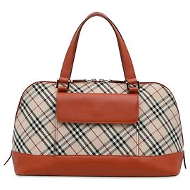 Borsa Burberry Nova Check marrone