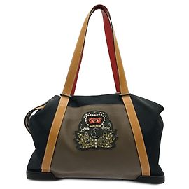 Borsa da viaggio Bagdamon nera di Christian Louboutin
