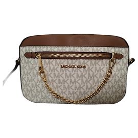 Michael Kors Handtasche aus Pelz in Creme