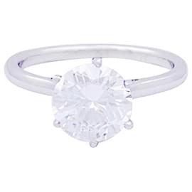 inconnue Solitaire Platinum, Diamant 1,71 Karat.