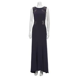 Abito da sera lungo con inserti in pizzo di Vera Wang