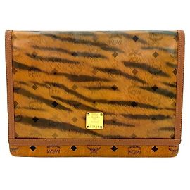 MCM Phenomenon upperr Stampa ologramma Custodia Pochette con stampa logo Pochette