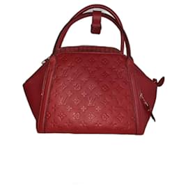 Borsa Louis Vuitton in pelle monogramma rossa