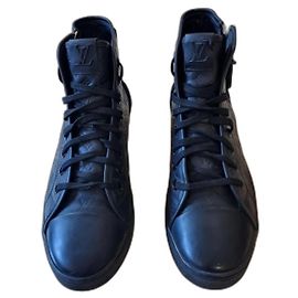 Sneaker Louis Vuitton Stellar in pelle e scamosciato nero