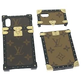 LOUIS VUITTON Monogram Monogram Reverse iPhoneX/XS case 2set LV Auth 63135