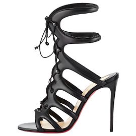 Décolleté Christian Louboutin Amazoula in pelle nera