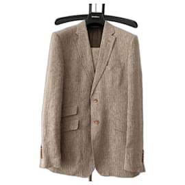 Completo Smalto in lino beige