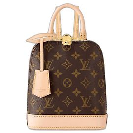 Louis Vuitton Alma Rucksack Monogramm Braun