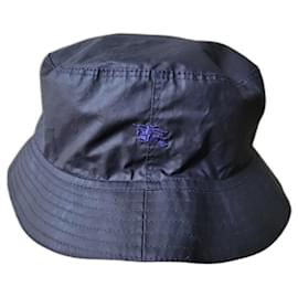 Cappello Burberry con Logo Cavaliere Impermeabile Nero