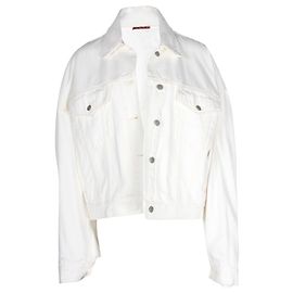 Acne Studios Chaqueta vaquera de algodón blanco